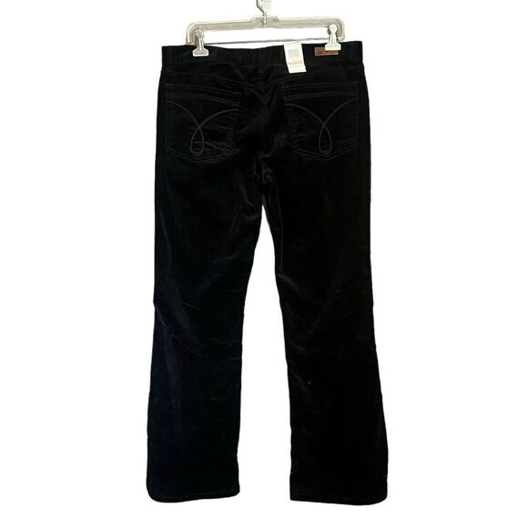 NWT! Calvin Klein Jeans black corduroy flare pants - Picture 1 of 10